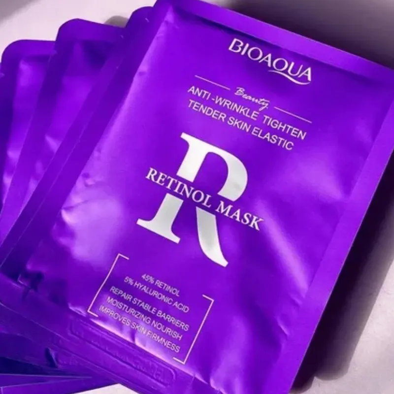 MASCARILLA FACIAL CON RETINOL Y ÁCIDO HYALURÓNICO