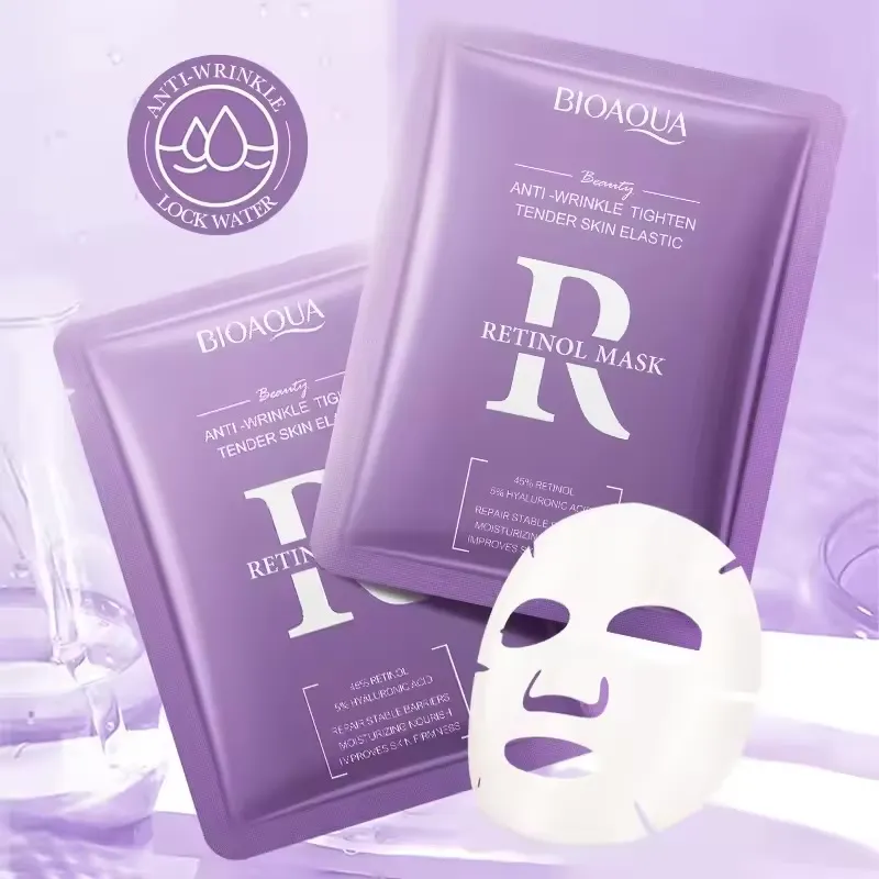 MASCARILLA FACIAL DE RETINOL  BIOAGUA  Antiarrugas Reafirmante