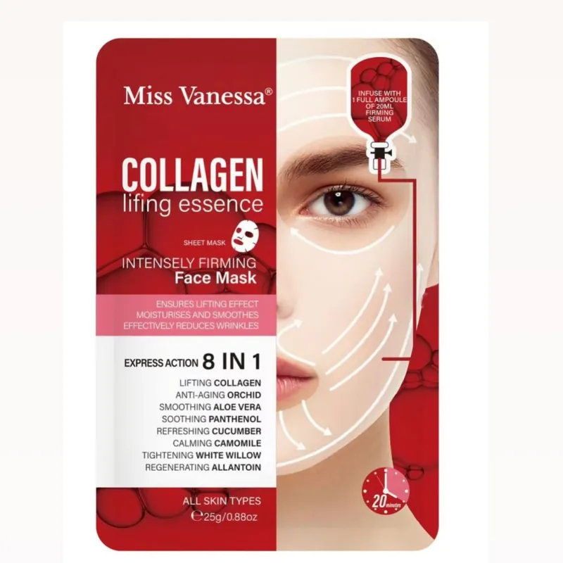 Mascarilla facial INTENSAMENTE REAFIRMANTE. 