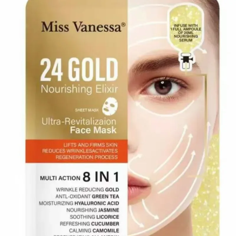 Mascarilla facial ultra revitalizante 24 Gold 