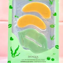 Mascarilla hidratante para ojos y labios