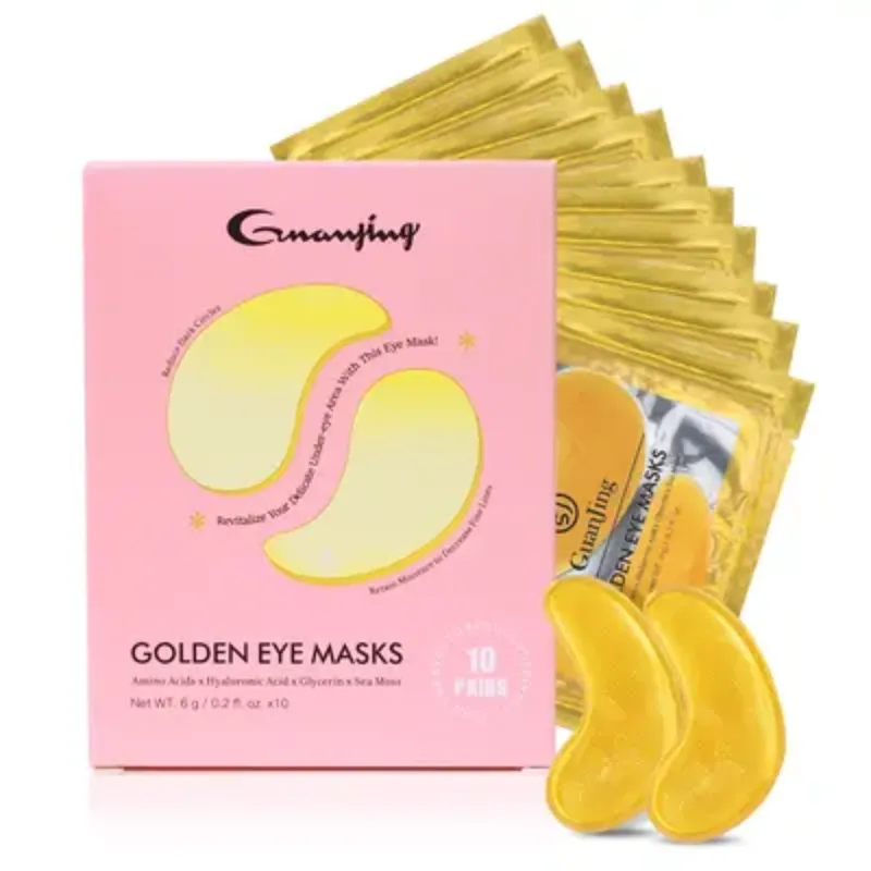 MASCARILLAS DORADAS PARA OJOS