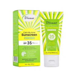 Protector Solar Calmante , para pieles con acné 