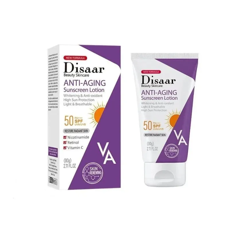 Protector solar facial antiedad de la marca Disaar.