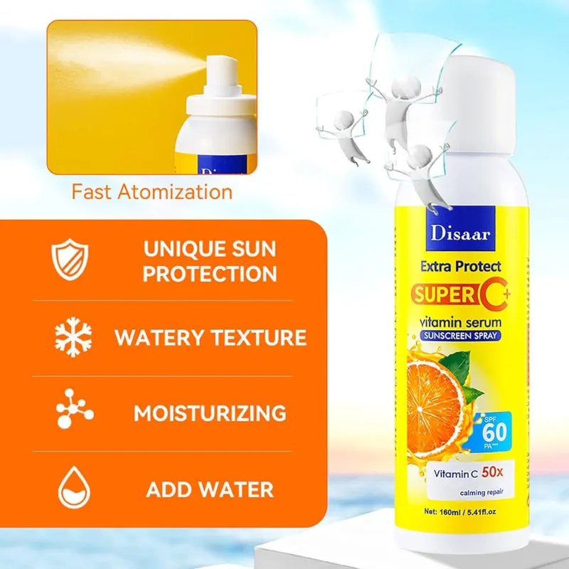 Protector Solar Spray SPF 60 PA+++ Vitamina C 