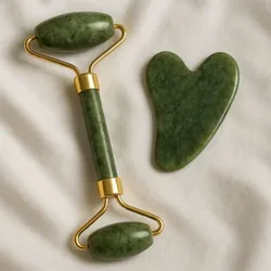 Rodillo de Jade y Piedra Guasha