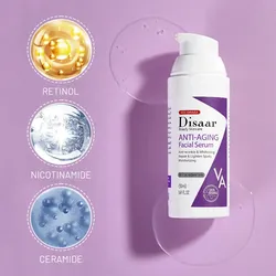 Serum hidratante y reparador con Retinol , niacinamida y ceramidas  que reduce arrugas, ilumina y aclara manchas.