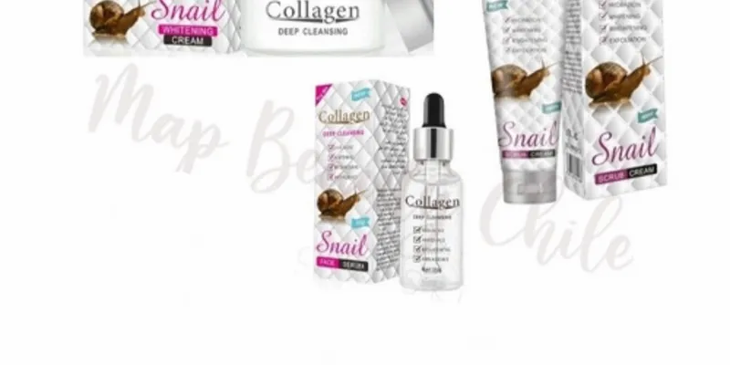 Set de cuidado Facial de colágeno de caracol🐌(3productos )