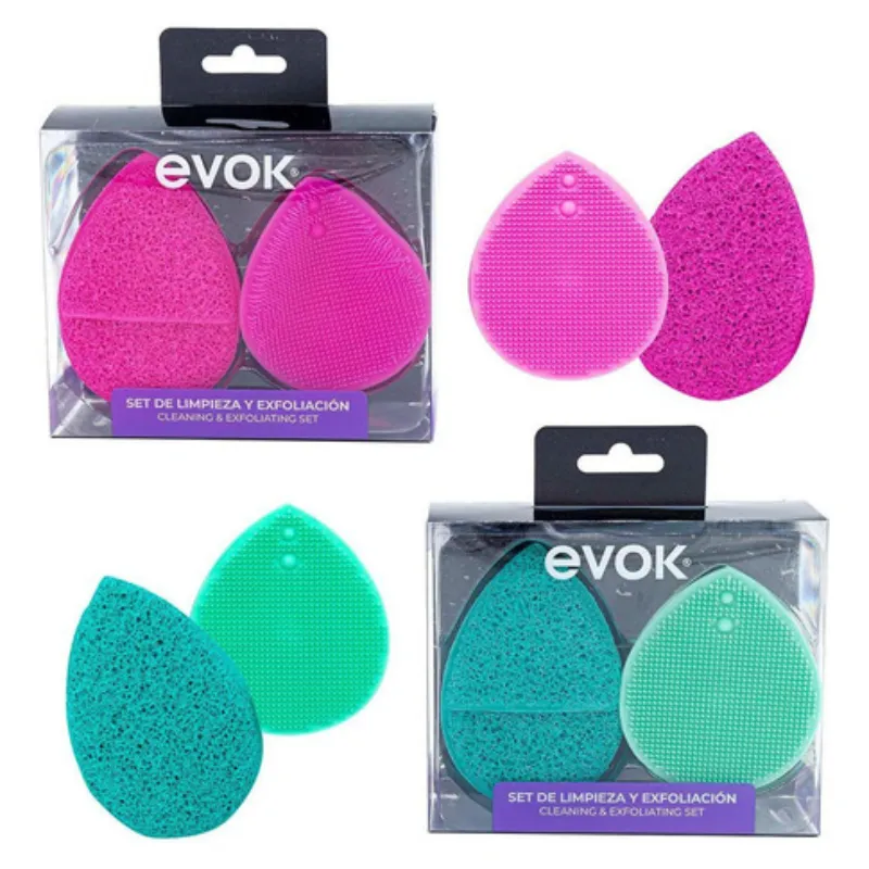 Set De Limpieza Y Exfoliación Evok 2 Unidades