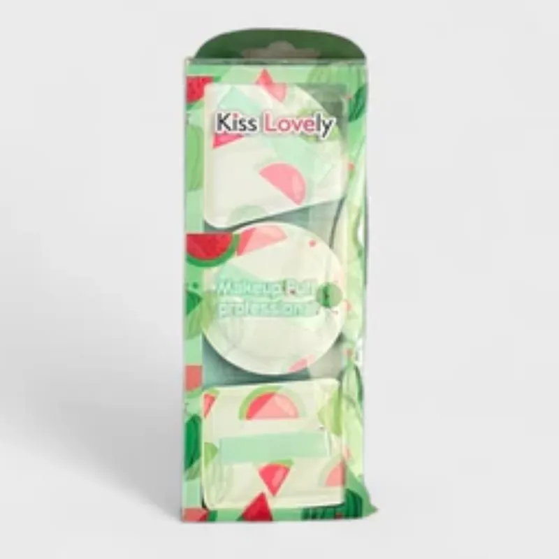  Sweet Beauty - Esponja de maquillaje  suave en forma de triángulo, 3 unidades.