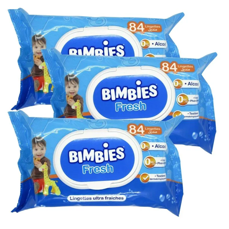 Toallita fresca Bimbies , 84 U