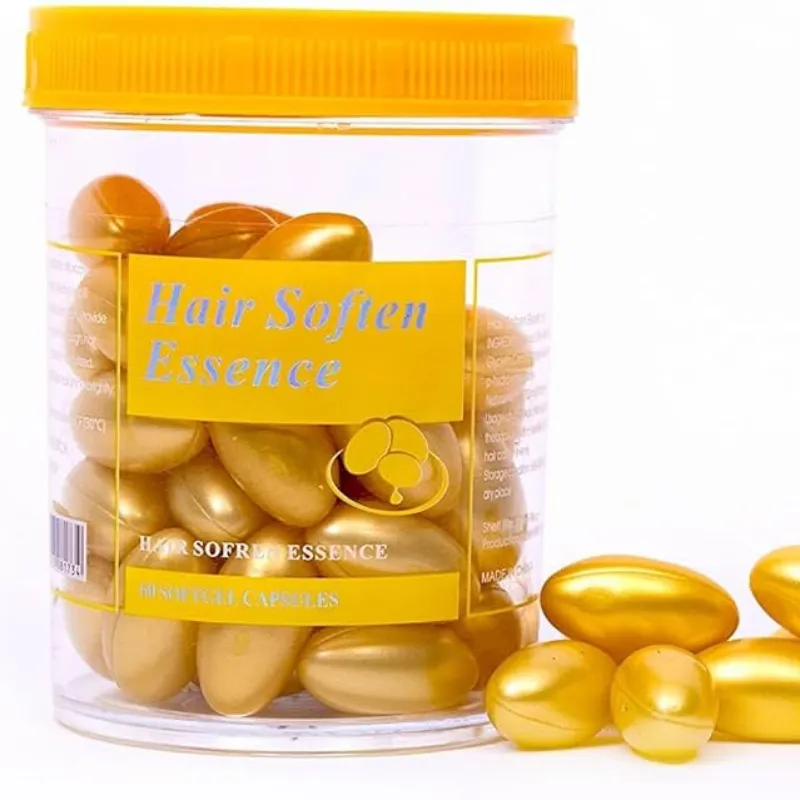 Vitamin-E Cápsulas Capilares para Caídas Capilares, Reparación de Daños, Anticaspa, Brillo - 60 Cápsulas