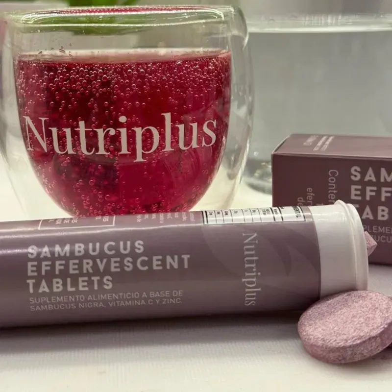 ​🍇 Nutriplus Sambucus (Tabletas Efervescentes)