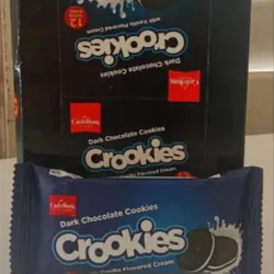 Caja de galletitas de chocolate