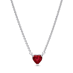 Cadena de Corazón Rojo