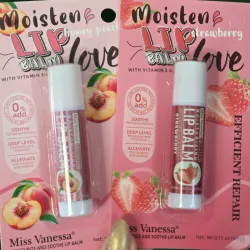 BÁLSAMOS de melocotón y fresas.