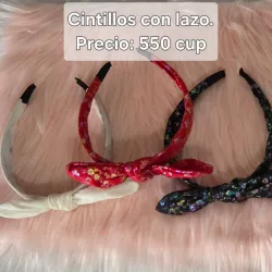 Cintillos con lazo.🎀