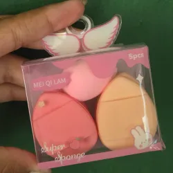 Set de 4 moticas +esponja pequeña.🌸