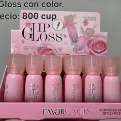 Lip Gloss con color.🌷