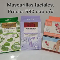 Mascarillas faciales.💆‍♀️
