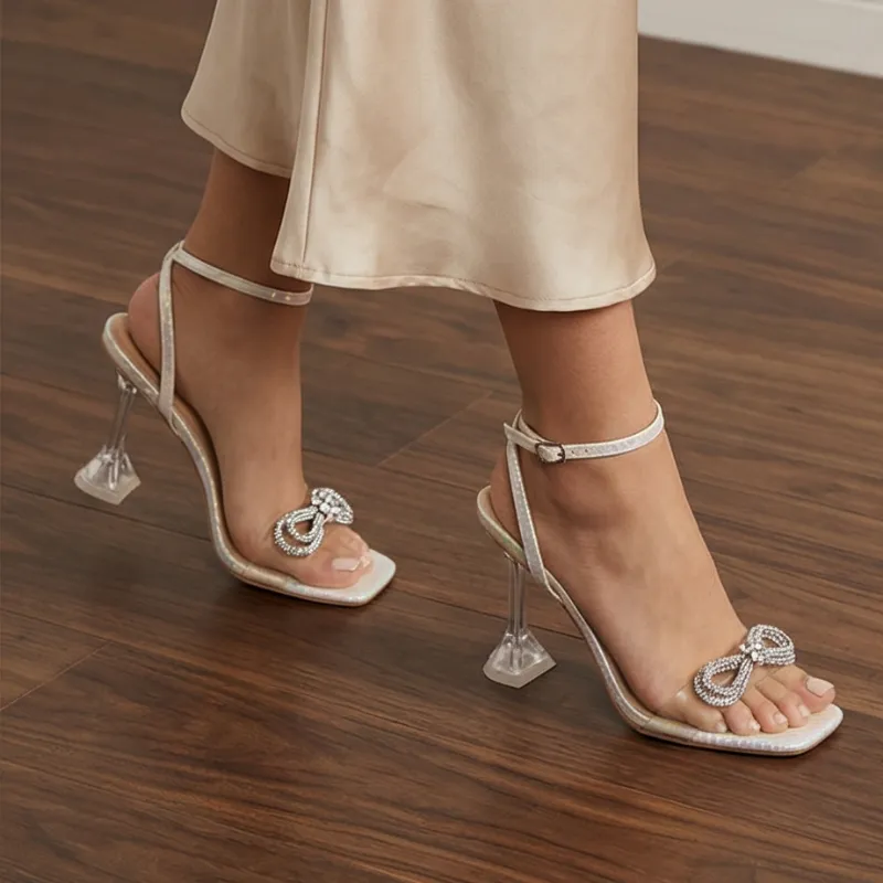 6. Crystal Clear Heels 💎