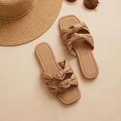Beige Knot Sandals 🤍