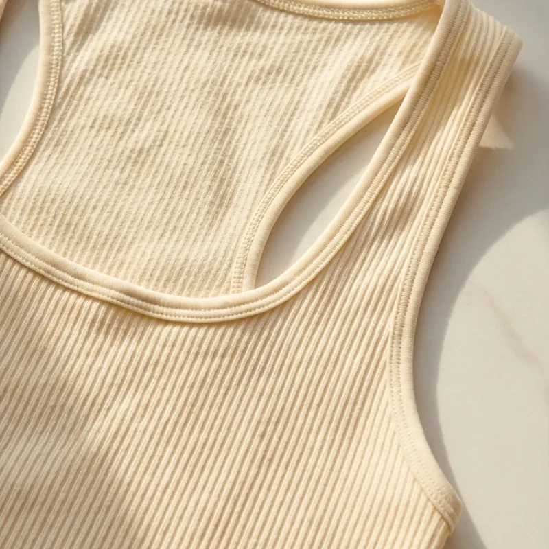 đ€ Beige Soft Rib Tank