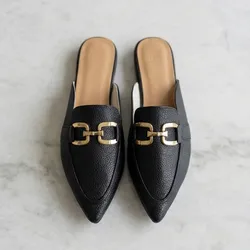 Black Luxe Flats 🖤