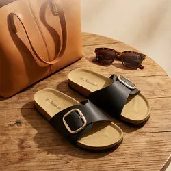 Black Slide Sandals 🖤