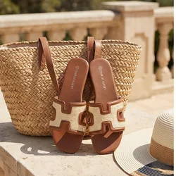 Brown Luxe Slides 🤎