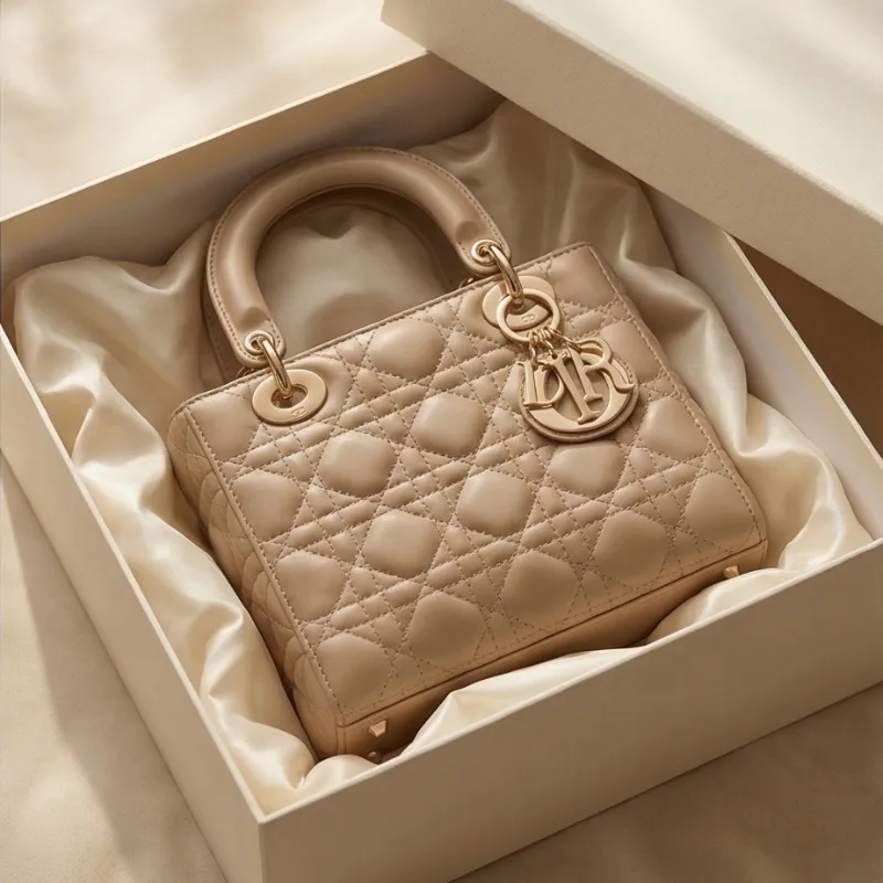 👜 CARTERA DIOR – BEIGE
