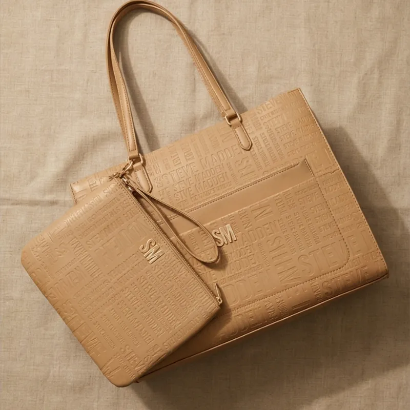 👜 CARTERA GRANDE STEVE MADDEN – BEIGE