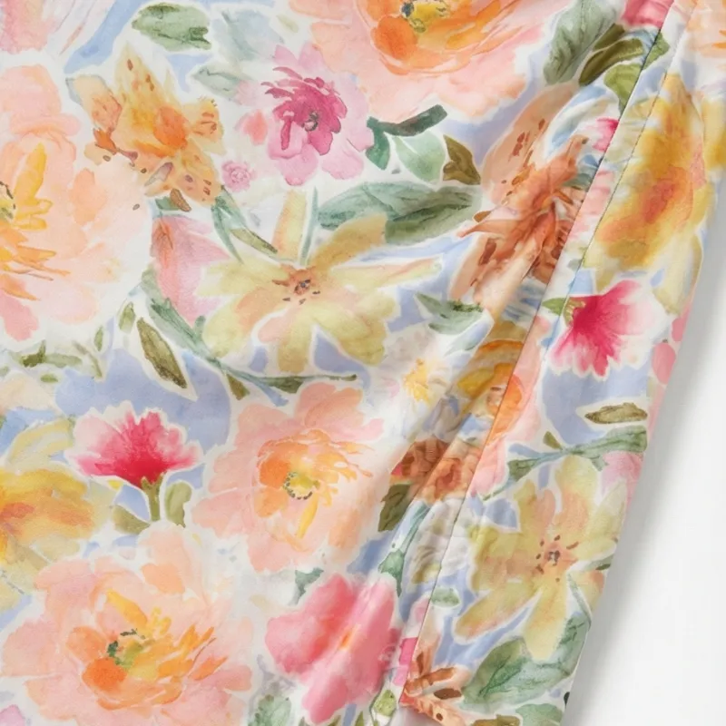 🌸 FALDA MIDI FLORES