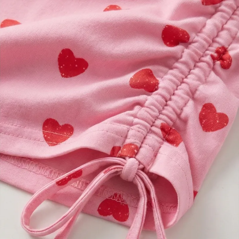 💗 FALDA ROSA CORAZONES