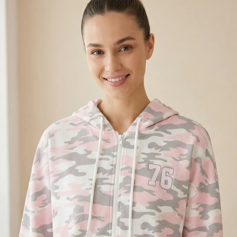 💗 HOODIE ROSADO CAMUFLAJE