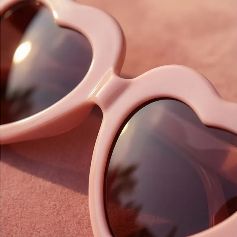 🕶️ LENTES ESTILO LOVE – CORAZÓN ROSA