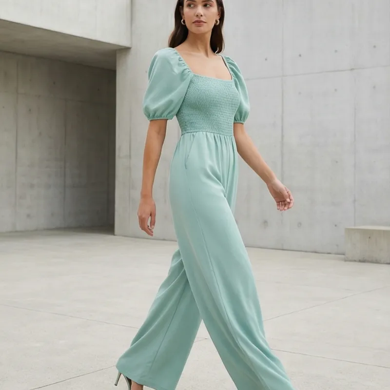 💚 Mint Elegance Jumpsuit