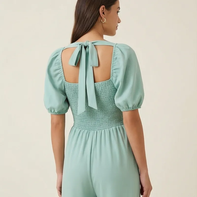 💚 Mint Elegance Jumpsuit