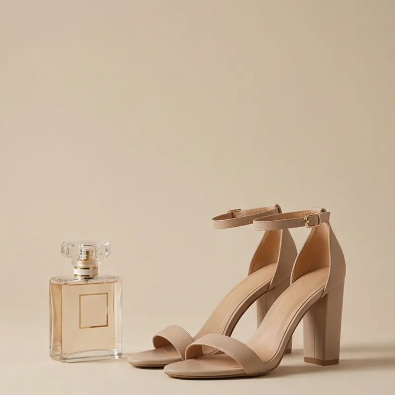 Nude Block Heels 🤎