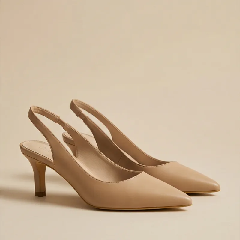 Nude Essential Heels 🤍