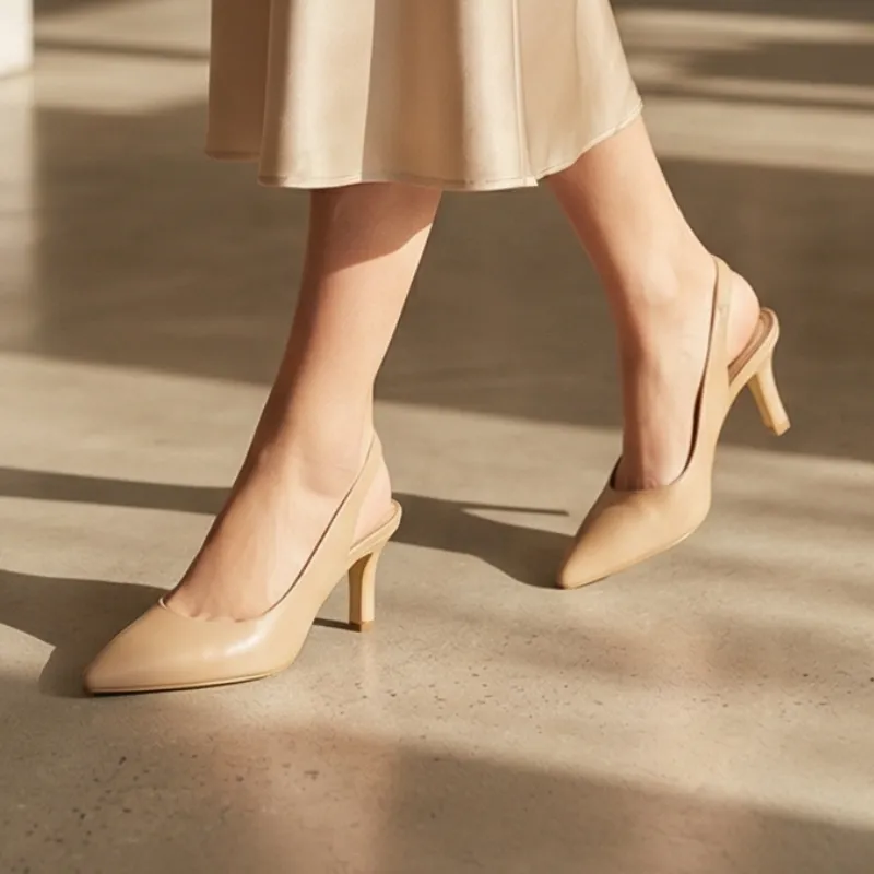 Nude Essential Heels 🤍