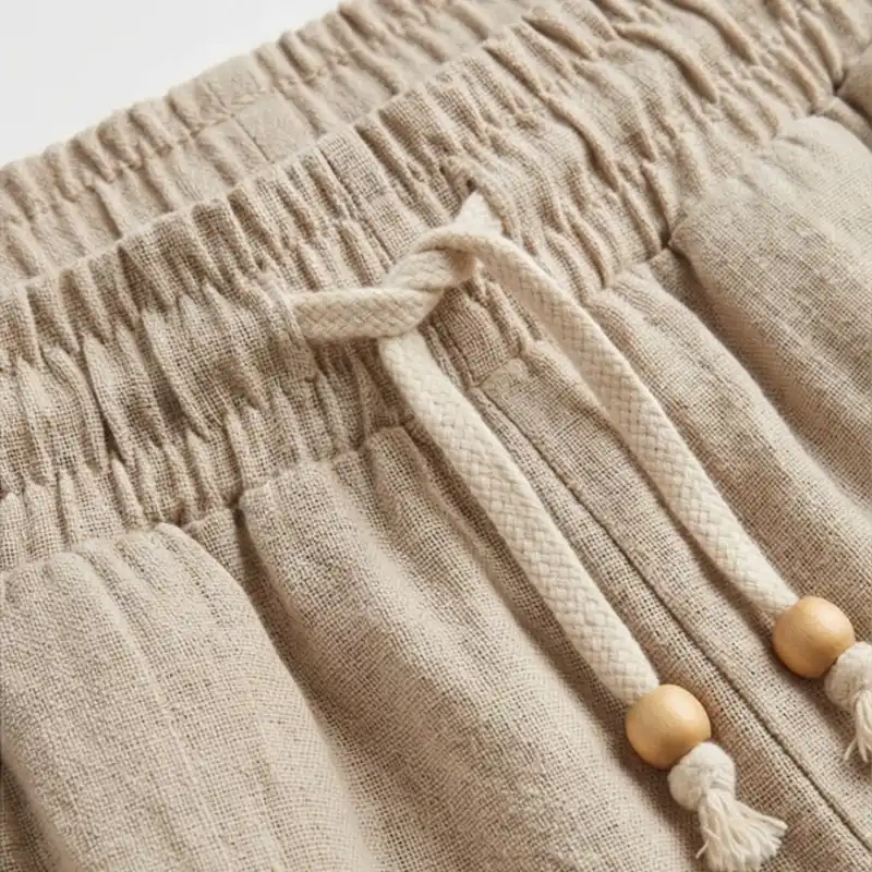 🤍 PANTALÓN BEIGE FLUIDO