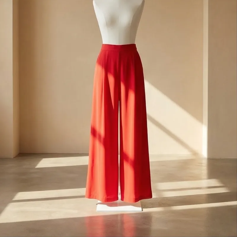 ❤️ PANTALÓN ROJO FLUIDO