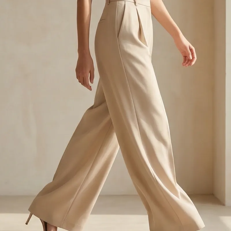 🤎 PANTALÓN VESTIR BEIGE