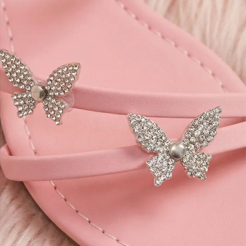 Pink Butterfly Sandals 🦋