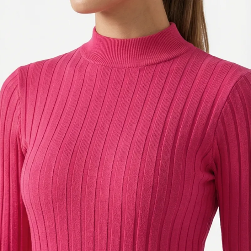 💗 Pink Ribbed Romper