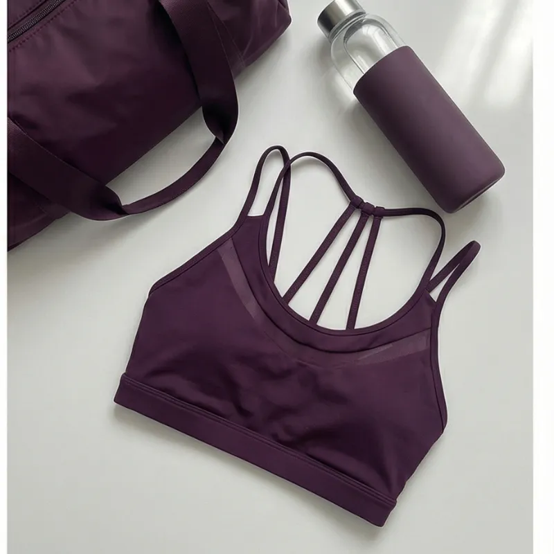 🍇 Plum Fit Sport Bra