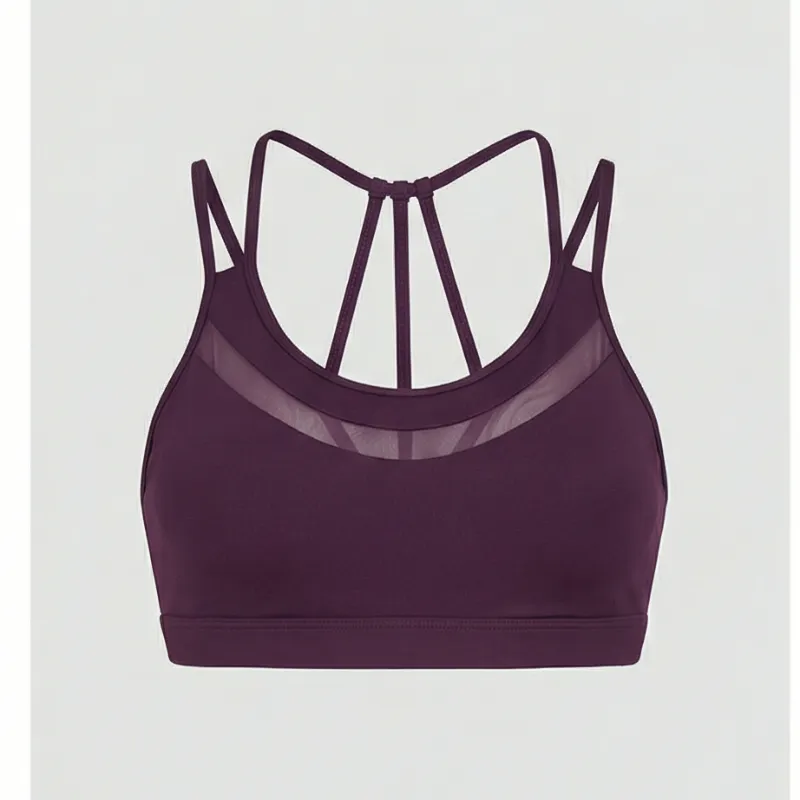 🍇 Plum Fit Sport Bra