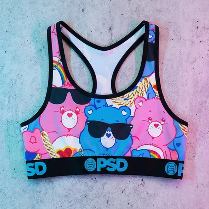 🎨 PSD Graphic Sport Bra (Multicolor)
