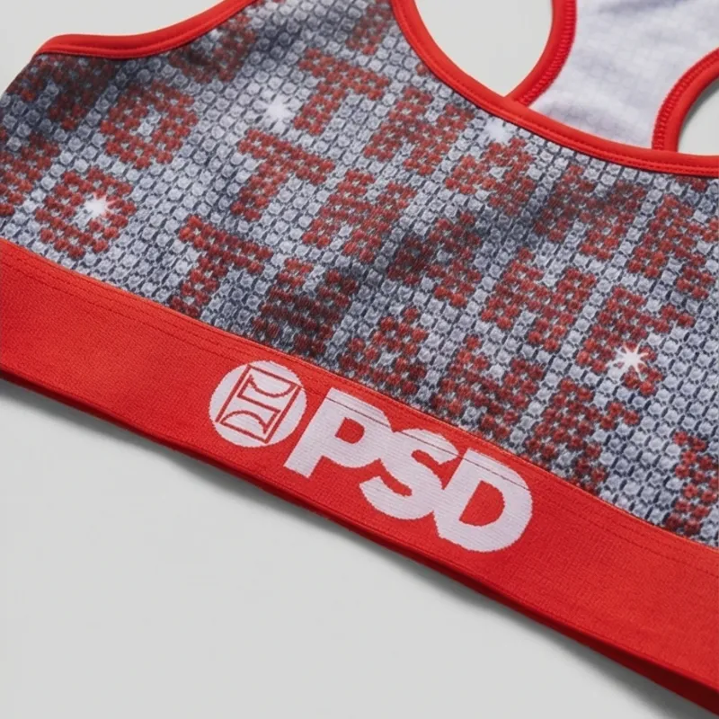 🔴 PSD Red Sport Bra